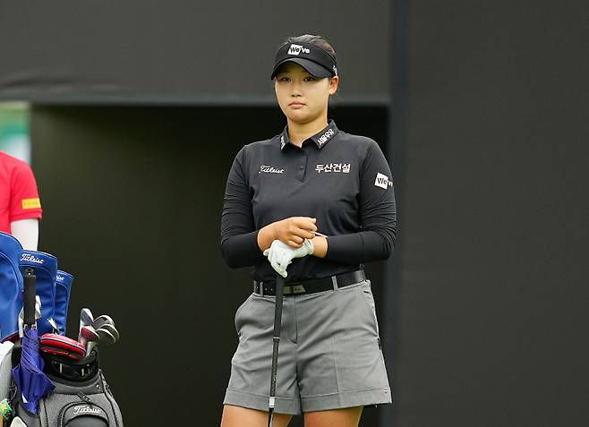 14일 메르세데스-벤츠 제40회 한국여자오픈 4라운드에서 우승한 김민솔. 사진=대한골프협회
