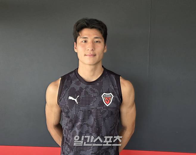 포항 조상혁이 최근 포항 송라클럽하우스에서 본지와 만나 인터뷰하고 있다. 포항=김우중 기자