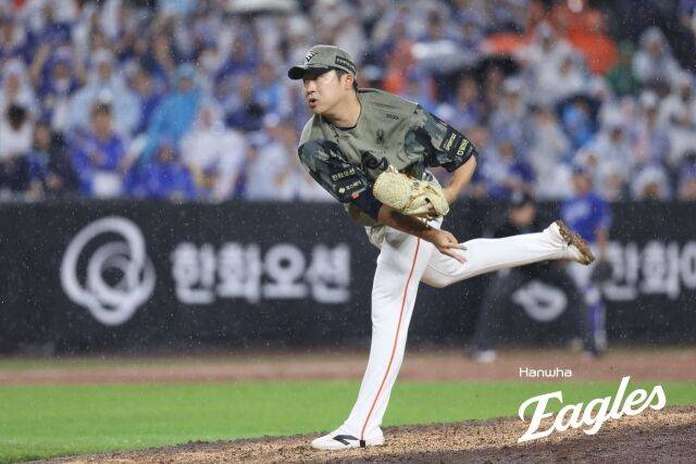 이민우가 6월 19일 대전 삼성 라이온즈전 공을 던지고 있다./한화 이글스 제공