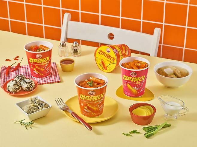 오뚜기 '컵떡볶이' 3종. (사진=오뚜기 제공) *재판매 및 DB 금지