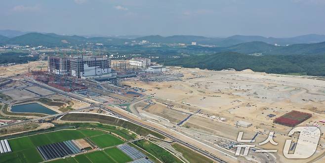 경기 용인시 처인구 원삼면에 위치한 용인 반도체 클러스터 일반산업단지 공사현장의 모습. 2026.6.29 ⓒ 뉴스1 김영운 기자