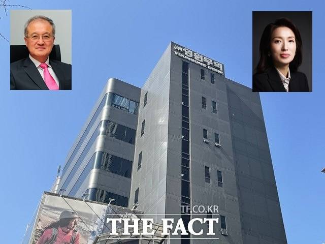 국내 행동주의 펀드 쿼드자산운용이 실적과 무관하게 주가가 저평가된 영원무역에 주주환원을 확대해 달라는 공개서한을 발송했다. 사진은 성기학 영원무역 회장과 성래은 부회장의 모습. /영원무역·더팩트 DB