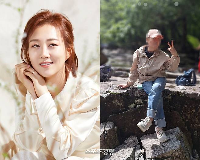 가수 장윤정(왼쪽)과 최근 소재가 확인되지 않고 있는 친모 육모씨로 최근 당뇨 등으로 인해 체중이 급격하게 줄어든 모습. 소속사·제보자 제공