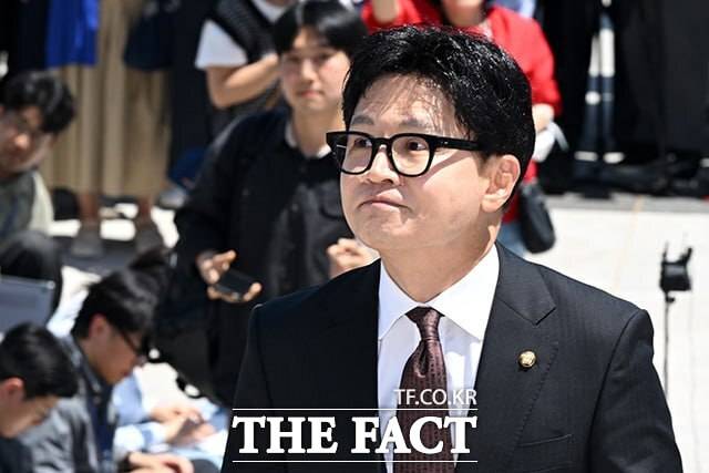 한 의원은 최근 국민의힘 의원들이 참여하는 포럼과 연구모임에 잇따라 합류하며 당내 접점을 넓혀가고 있다. 사진은 한 의원. /남용희 기자
