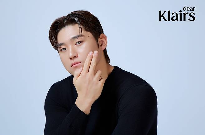 디어 클레어스의 모델로 2년 연속 기용된 김도영 선수. (사진=위시컴퍼니)