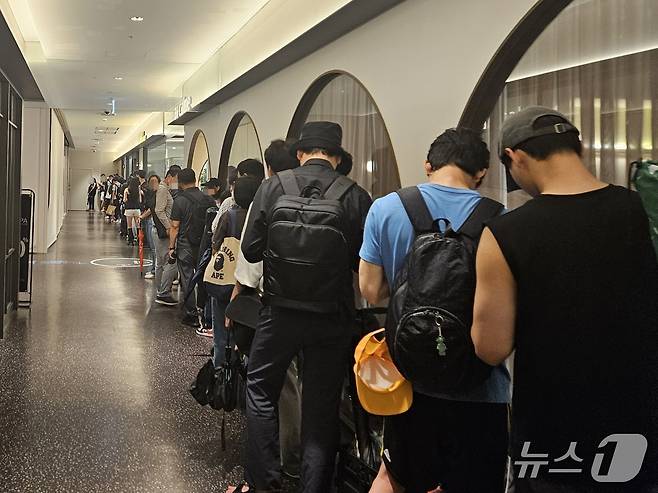 9일 오전 서울 용산구 아이파크몰에 포켓몬카드를 사기 위한 인파가 몰린 모습. 2026.7.9 ⓒ 뉴스1 윤지오 수습기자