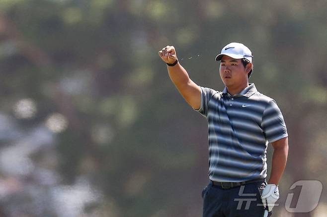 PGA 투어 김주형. ⓒ AFP=뉴스1