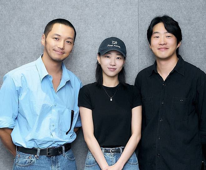 왼쪽부터 배우 변요한, 하윤경, 안재홍(사진=CGV 픽처스)