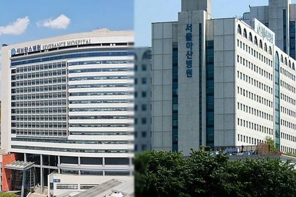 왼쪽부터 세브란스병원, 서울아산병원. 사진 출처=세브란스병원, 서울아산병원
