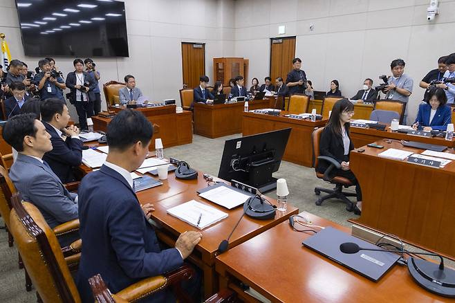 국민의힘 불참 속 열린 국회 법제사법위원회 법안심사소위