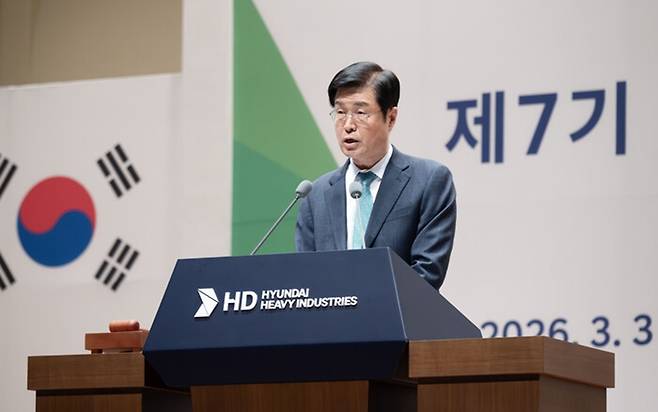이상균 HD현대중공업 부회장은 2021년 발생한 사망사고로 지난해 11월 징역형의 집행유예가 확정된 바 있다. / HD현대중공업