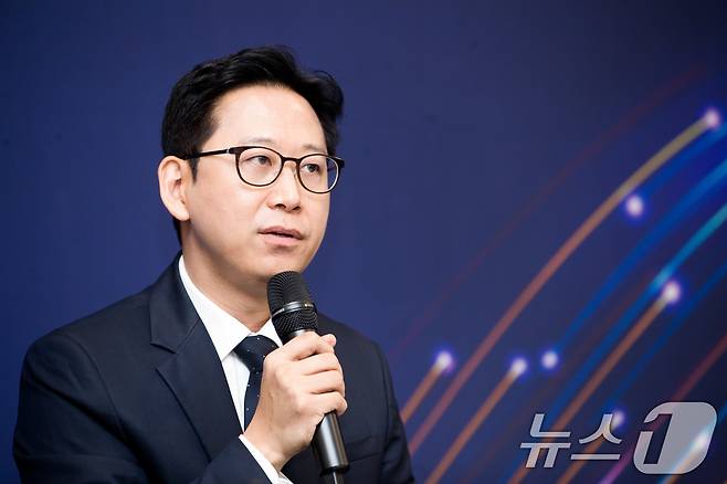 배경훈 부총리 겸 과학기술정보통신부 장관이 20일 오전 세종특별자치시 정부세종청사에서 열린 '과학기술정보통신부 기자간담회'에서 취임 1주년 소회를 밝히고 있다. (과학기술정보통신부 제공. 재판매 및 DB금지) 2026.7.20 ⓒ 뉴스1