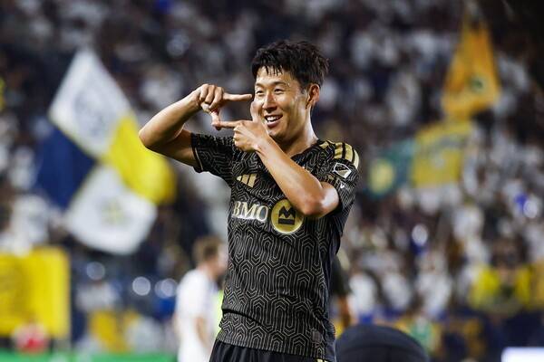 미국 메이저리그사커(MLS) LAFC의 손흥민. EPA 연합뉴스