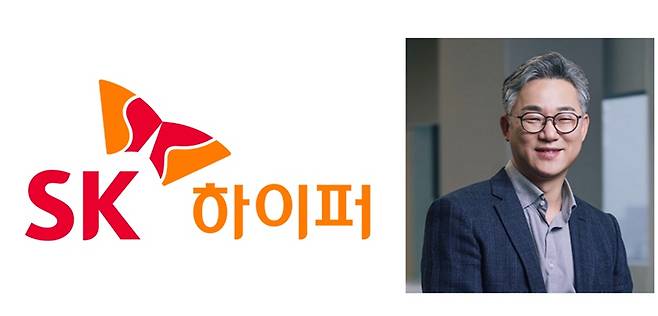 SK하이퍼 로고(왼쪽)와 정석근 SK하이퍼 초대 대표이사. (사진=SK텔레콤)