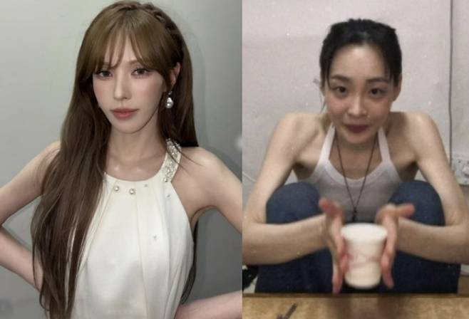 걸그룹 레드벨벳 멤버 웬디, 배우 김민하. 인스타그램 캡처