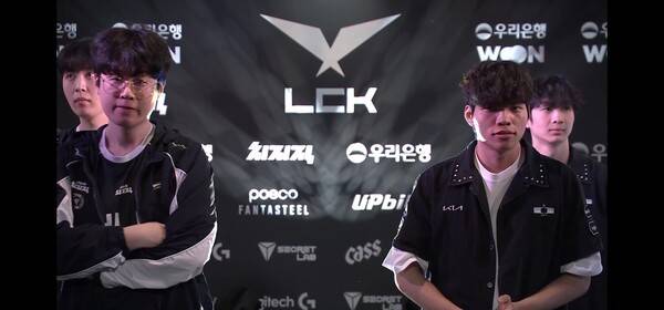 30일 서울 종로구 치지직 롤파크에서 열린 2026 LoL 챔피언스 코리아(LCK) 정규시즌 3라운드 라이즈 그룹 두 번째 경기. 디플러스 기아와 한화생명 e스포츠의 맞대결 1세트에서는 디플러스 기아가 역전 끝에 승리를 거두며 먼저 웃었다. (DK & HLE =1:0)./사진=네이버 치지직 라이브영상 캡처