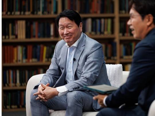 최태원 SK그룹 회장. 사진=한국고등교육재단.