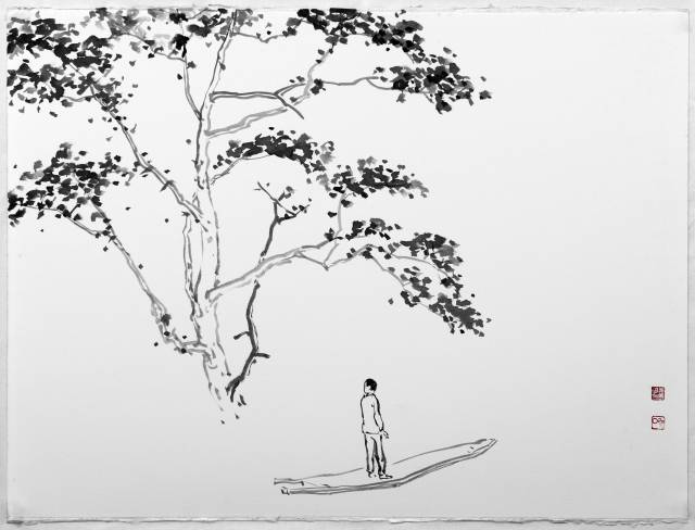 강선학, 2026 산수. 리빈갤러리 제공