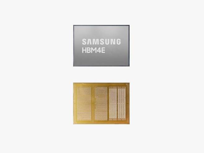 삼성전자 HBM4E 12단 제품. 삼성전자