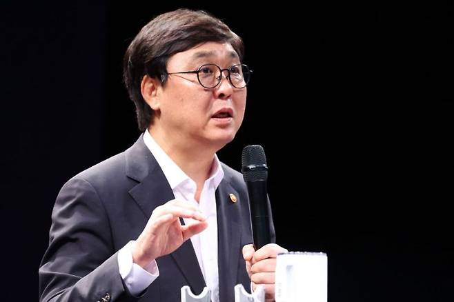 최휘영 문체부 장관. 연합뉴스