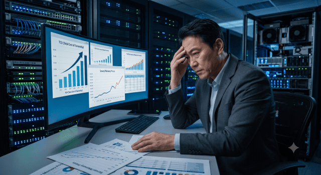 인공지능(AI) 도입과 함께 급증한 총소유비용(TCO) 부담으로 최고정보책임자(CIO)의 고민이 깊어지고 있다. (이미지=제미나이)
