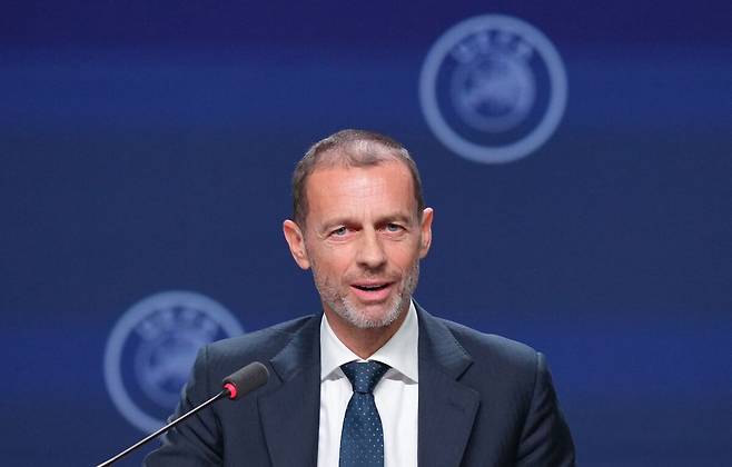 알렉산데르 체페린 UEFA 회장. AFP연합뉴스