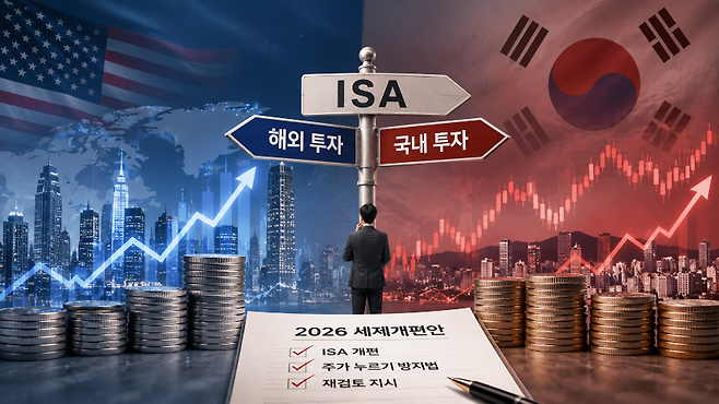 정부가 기존 ISA의 계약기간과 납입한도 이월 방식을 손질하고 국내 투자에 특화된 ‘생산적 금융 ISA’ 신설을 추진하면서 투자자 반발이 확산하고 있다. 이재명 대통령은 논란이 커지자 개편안의 전면 재검토를 지시했다. (AI 생성 )