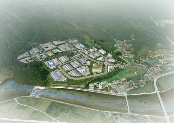 ▲ 삼척시 수소특화산업단지 조감도.