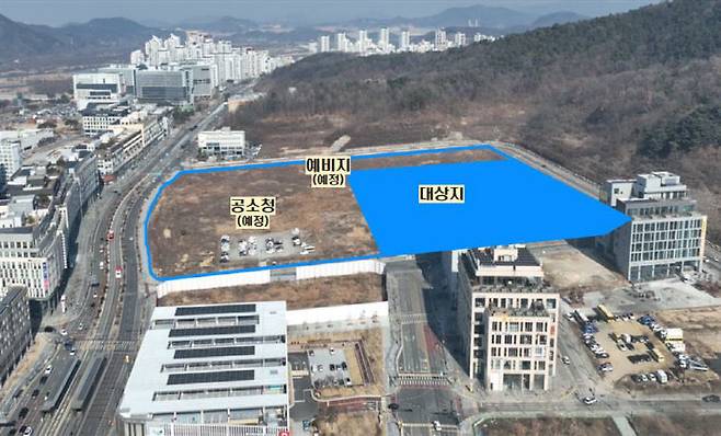 세종지방법원 위치도 (사진=행복청 제공)