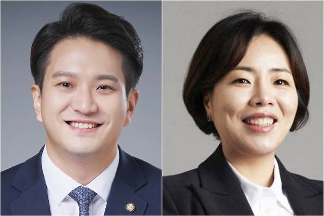 지명직 與최고위원에 '청년' 전용기(왼쪽)·'노동' 권미경. 연합뉴스