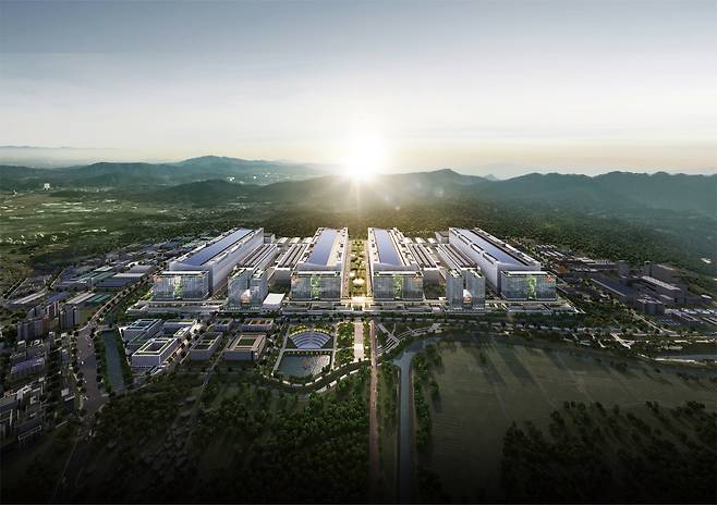 용인 반도체 클러스터 조감도(출처=SK하이닉스)