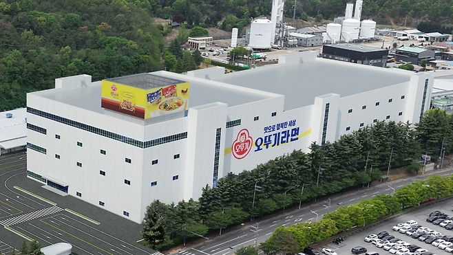 오뚜기라면 구미 공장 전경. 오뚜기 제공