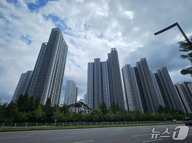 동탄역 일대 아파트 모습. 2026. 08. 25ⓒ 뉴스1 오현주 기자