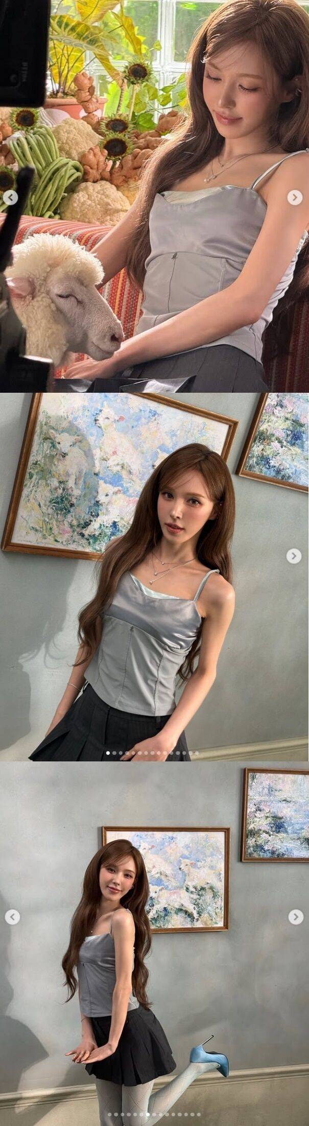 레드벨벳 웬디가 요정같은 미모로 시선을 사로잡았다./웬디 소셜미디어