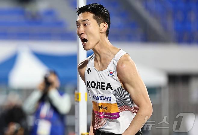 우상혁(31·용인시청). ⓒ 뉴스1 김도우 기자