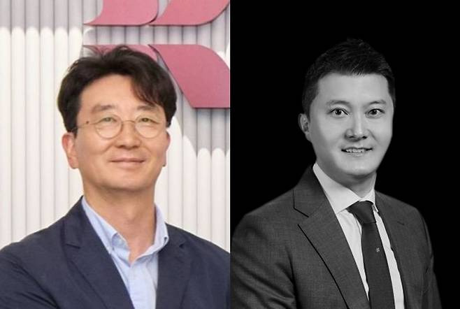 왼쪽부터 서동권 현대오토에버 상무, 송재승 SK스퀘어 CIO. /현대오토에버·SK스퀘어