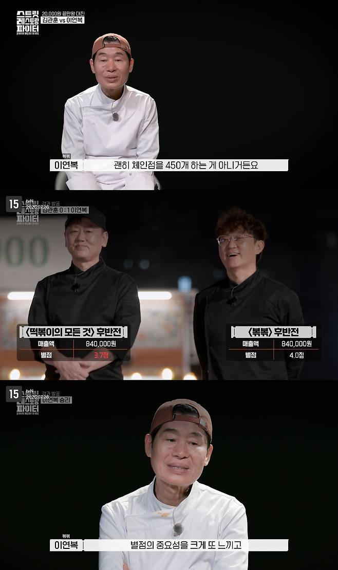 tvN ‘스트릿 레스토랑 파이터’ 방송 캡처