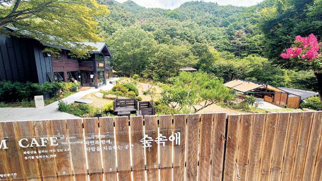 창녕군립공원에 위치한 경남 창녕군 숲속애치유농장.