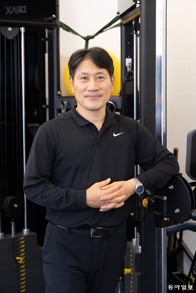 헬스케어운동연구소를 운영하고 있는. 김병곤 박사. 동아일보 DB