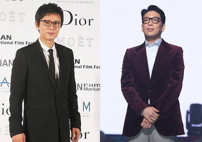 가수 겸 배우 김민종(왼쪽)과 가수 MC몽. 연합뉴스