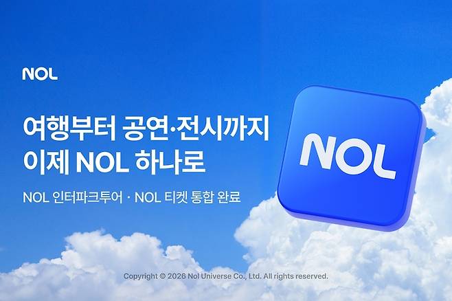 ▲NOL, NOL 인터파크투어ㆍNOL 티켓 품고 통합 서비스 시작