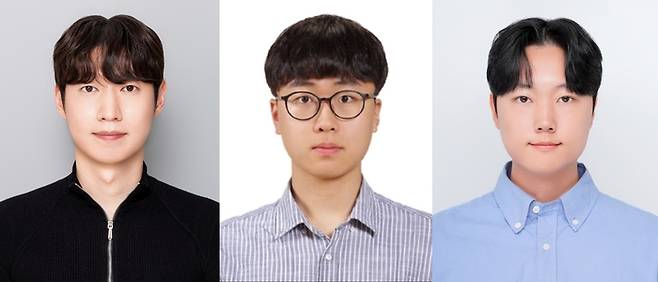 울산지역 공무원들이 여행지에서 용기 있는 대처로 테트라포드 아래로 추락한 50대 여성을 구조한 미담이 알려져 화제다. 왼쪽부터 정호연(31) 주무관, 최세창(26) 주무관, 최한석(25) 주무관. 중구 제공