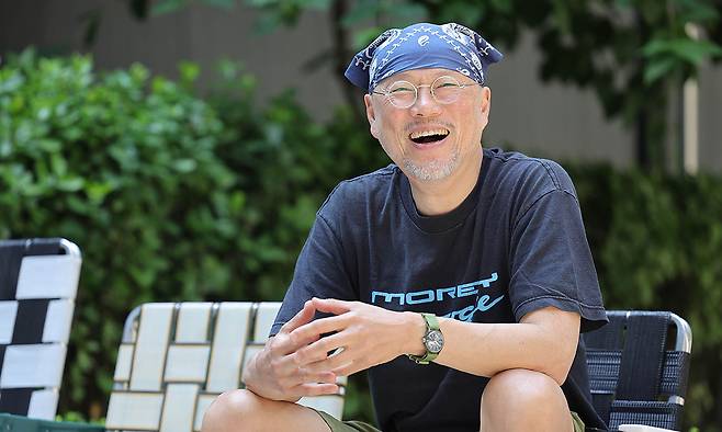 만화가 이우일. 이재문 기자