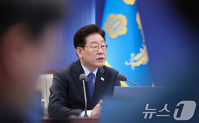 이재명 대통령이 지난 11일 청와대에서 열린 수석보좌관회의에서 발언하고 있다. 2026.9.11 ⓒ 뉴스1 허경 기자