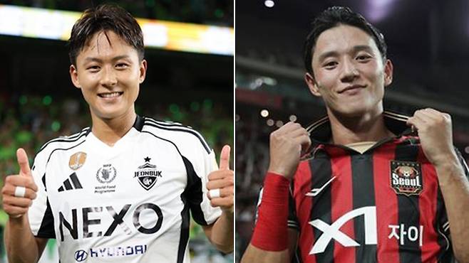 (왼쪽부터)이승우, 정승원