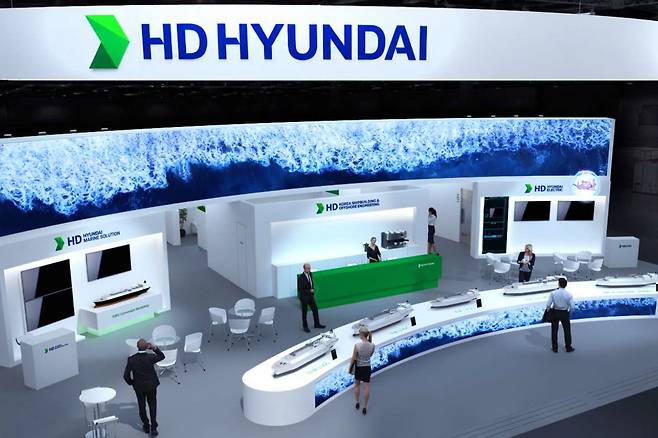 가스텍 2026에 참가한 HD현대의 부스 조감도(HD현대)