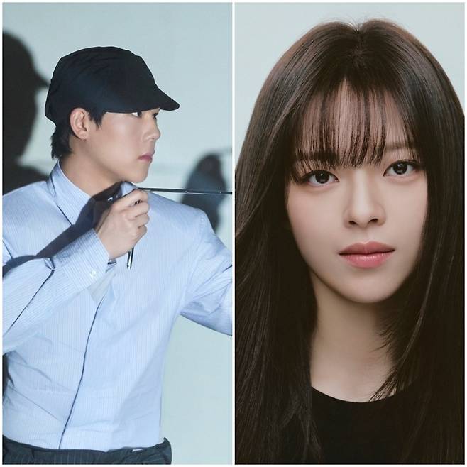 tvN 새 예능 ‘그냥 사람 친구’에 출연하는 그룹 몬스타엑스 멤버 주헌(왼쪽)과 걸그룹 트와이스 멤버 정연. tvN