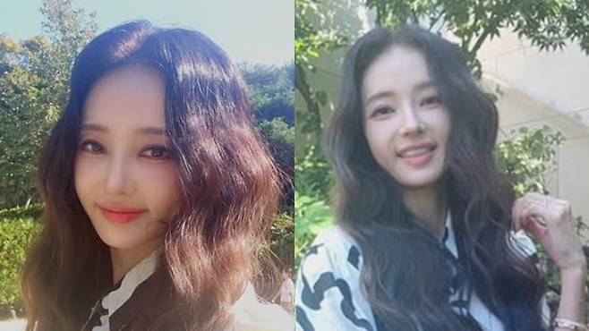 배우 한채영이 달라진 얼굴로 근황을 전했다. / 사진=한채영 SNS