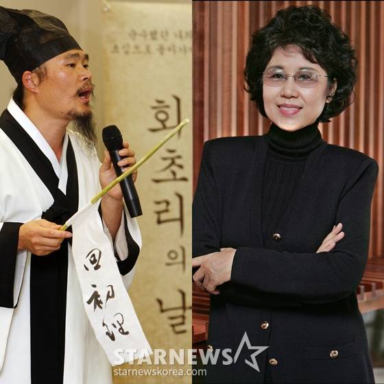 왼쪽부터 김다현 부친 김봉곤 훈장, 가수 심수봉 /사진=스타뉴스