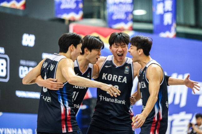 한국 3X3 농구 대표팀.(대한민국농구협회 제공. 재판매 및 DB 금지)